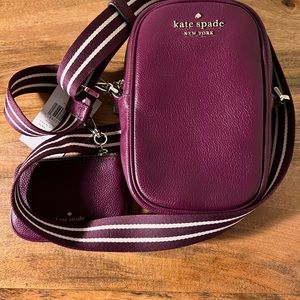 kate spade Rosie Pebbled Leather North
South Phone Crossbody Bag